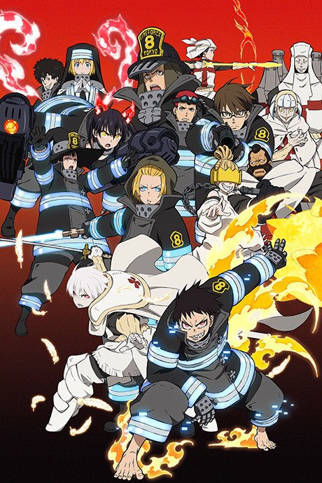 Fire Force, portada del anime