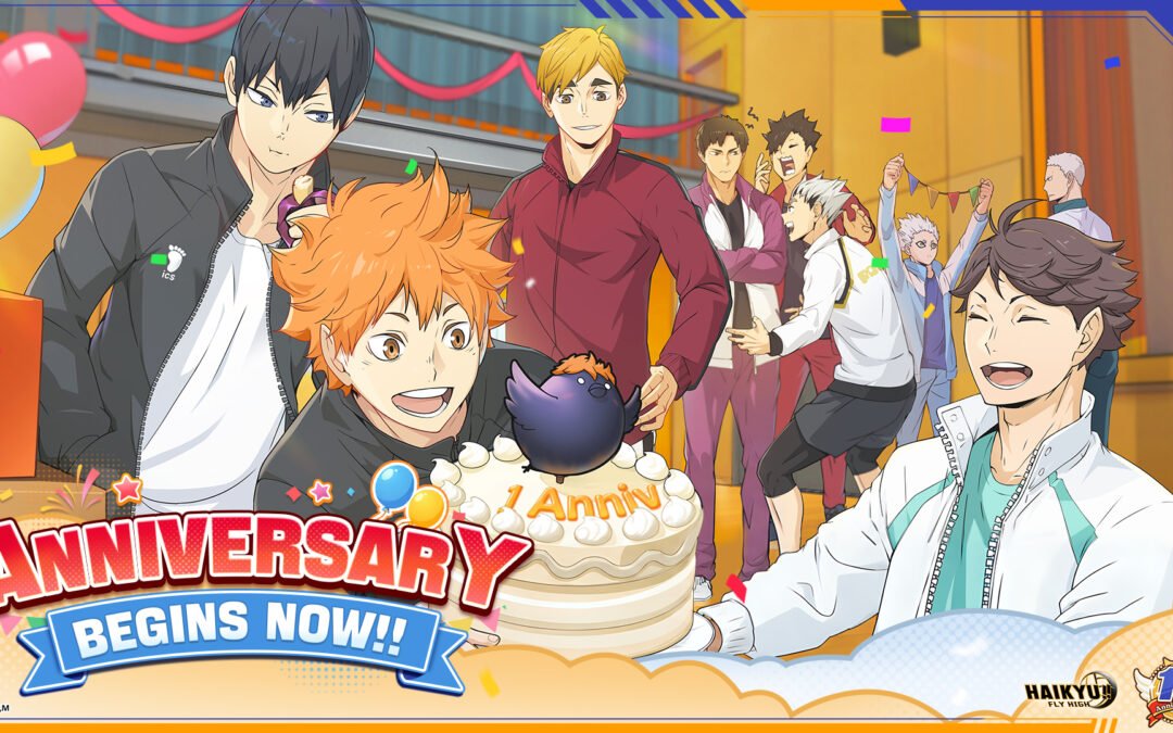 HAIKYU!! FLY HIGH celebra su primer aniversario con eventos, recompensas y personajes SP limitados