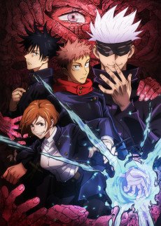 Póster del anime JUJUTSU KAISEN
