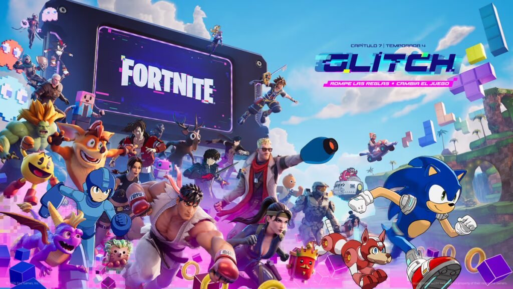 Fortnite arranca Glitch y reúne a 20 leyendas del videojuego